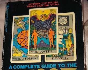 1970’s A complete guide to the Tarot by Eden Gray, Lavishly illustrated. Major Arcana, How to read cards