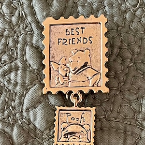 Disney Jewelry  Best Friends Winnie the Pooh Pin, Brooch , Walt Disney Pin, Winnie The Pooh, jewelry accent Cartoon figure classic