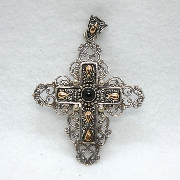 Ornate Cross Pendant - Etsy