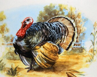 turkey platter etsy