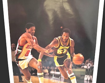 1977 Jamaal Wilkes Basketball Poster Vintage Sports Memorabilia