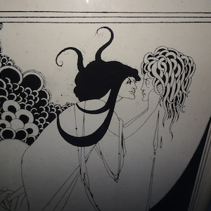 The Climax Illustration From Salome by Oscar Wilde is a Painting by ...