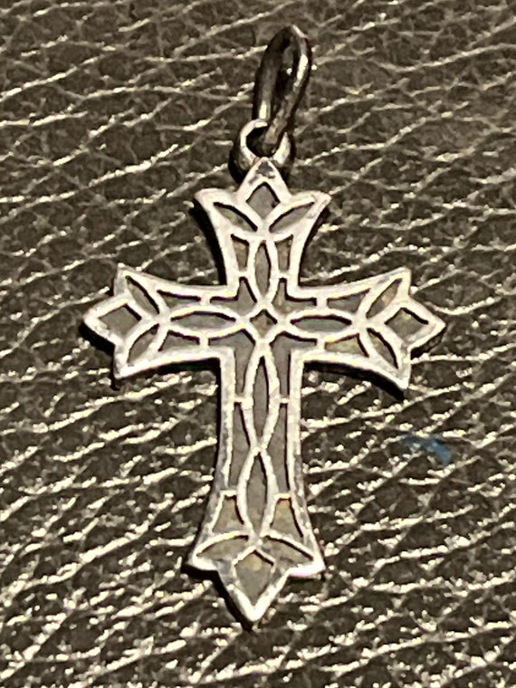 Retired James Avery Sterling Silver Lattice Fleuree Closed Cross Charm Pendant Etsy Canada
