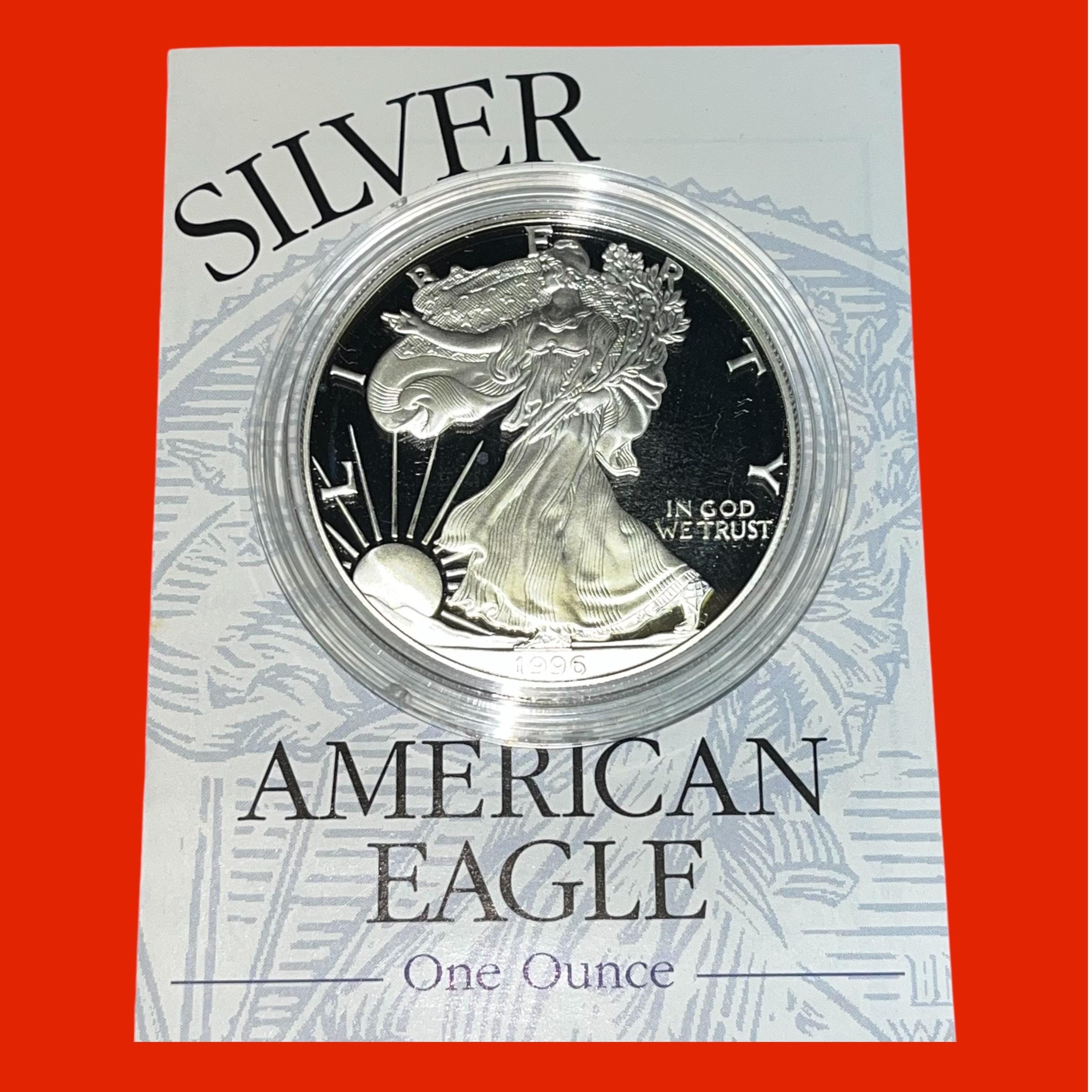 1996 American Silver Eagle - Etsy