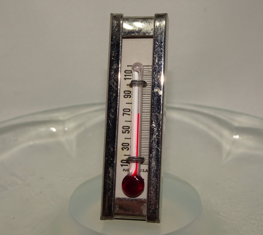 Vintage Mid Century Tie Clip Bar Thermometer Tie Clip Bar Etsy