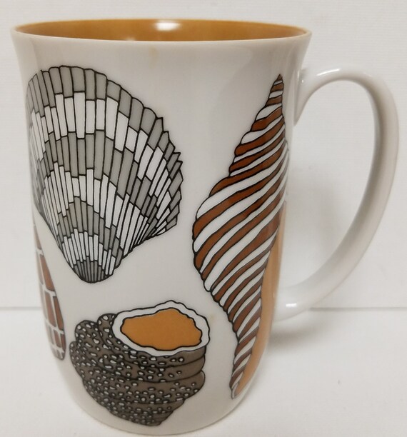 Neiman Marcus Fitz Floyd Seashell Coffee Mug Coffee Cup Etsy 日本