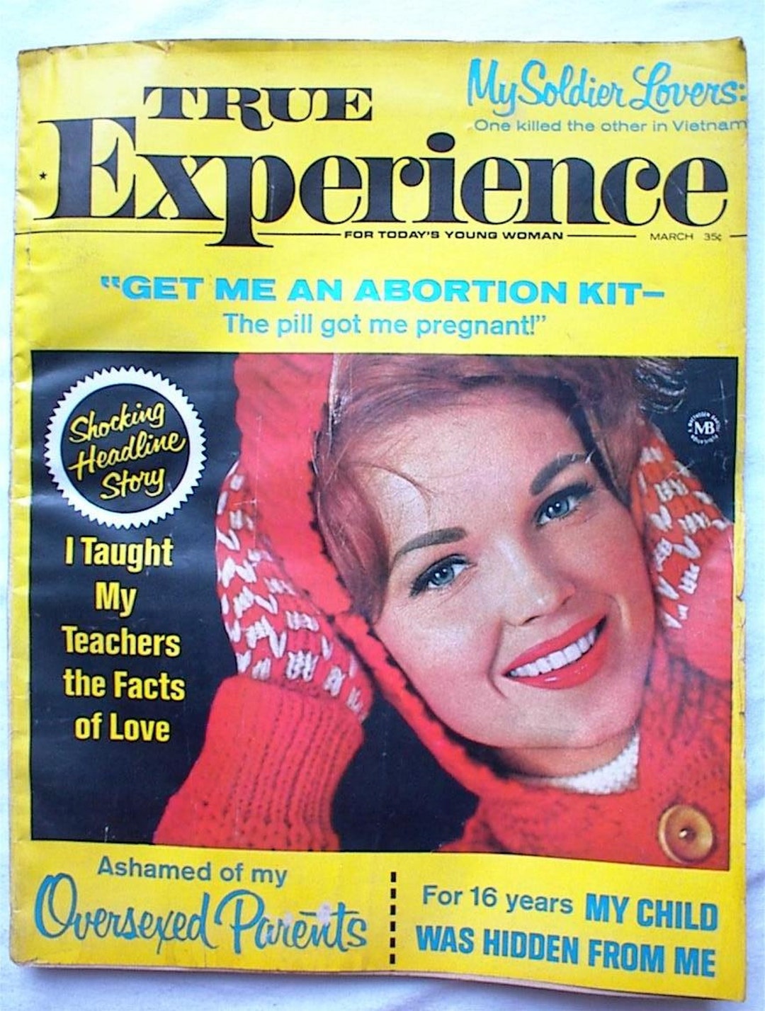 March 1968 TRUE EXPERIENCE Vintage Womans Romance Magazine pic