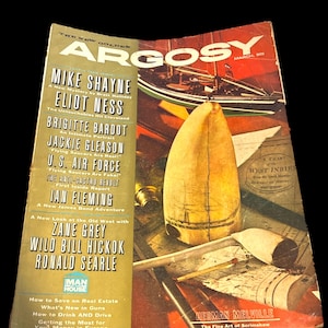 1961 Paris Courier&quot; in Argosy Magazine First Edition