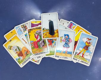 1991 Universal Waite Tarot Card Deck: Vintage Rider-Waite with Booklet-Lot #3