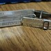 Slide Ruler, Sterling Silver Kinetic Slide Rule Tie Bar Working, Cuff ...