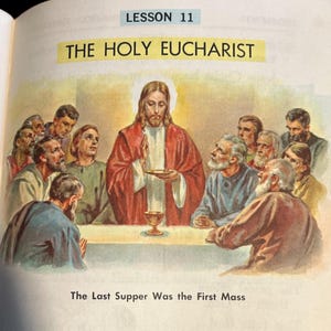 1963 The New Saint Joseph First Communion Catechism – Vintage Catholic Book