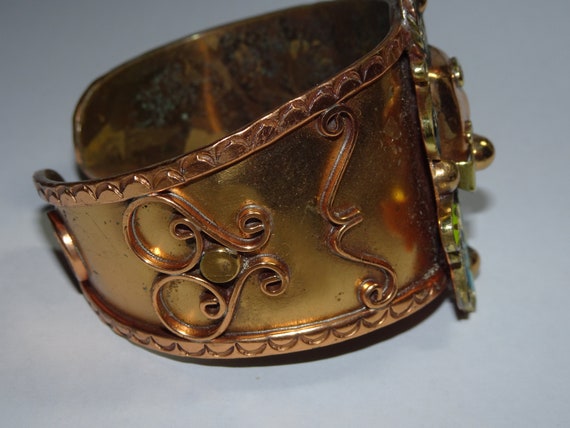 Mexico Warrior Cuff Bracelet – Copper, Brass, and… - image 5