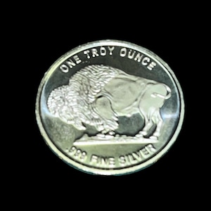 1 Troy Ounce Silver Liberty Coin - Etsy