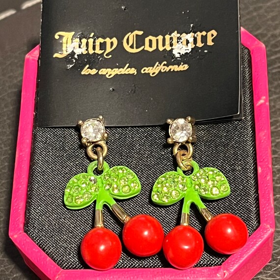 Juicy Couture Cherry Post Earrings Etsy