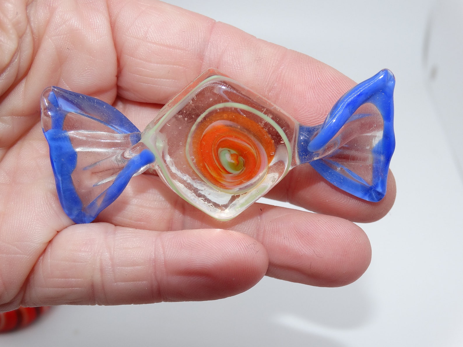 Vintage Glass Wrapped Candy Murano Glass Candy Holiday Etsy