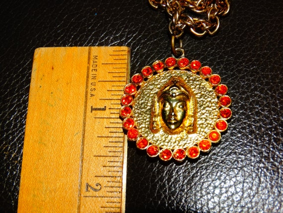 Rare Judy Lee Gold Tone Egyptian Style Statement … - image 5