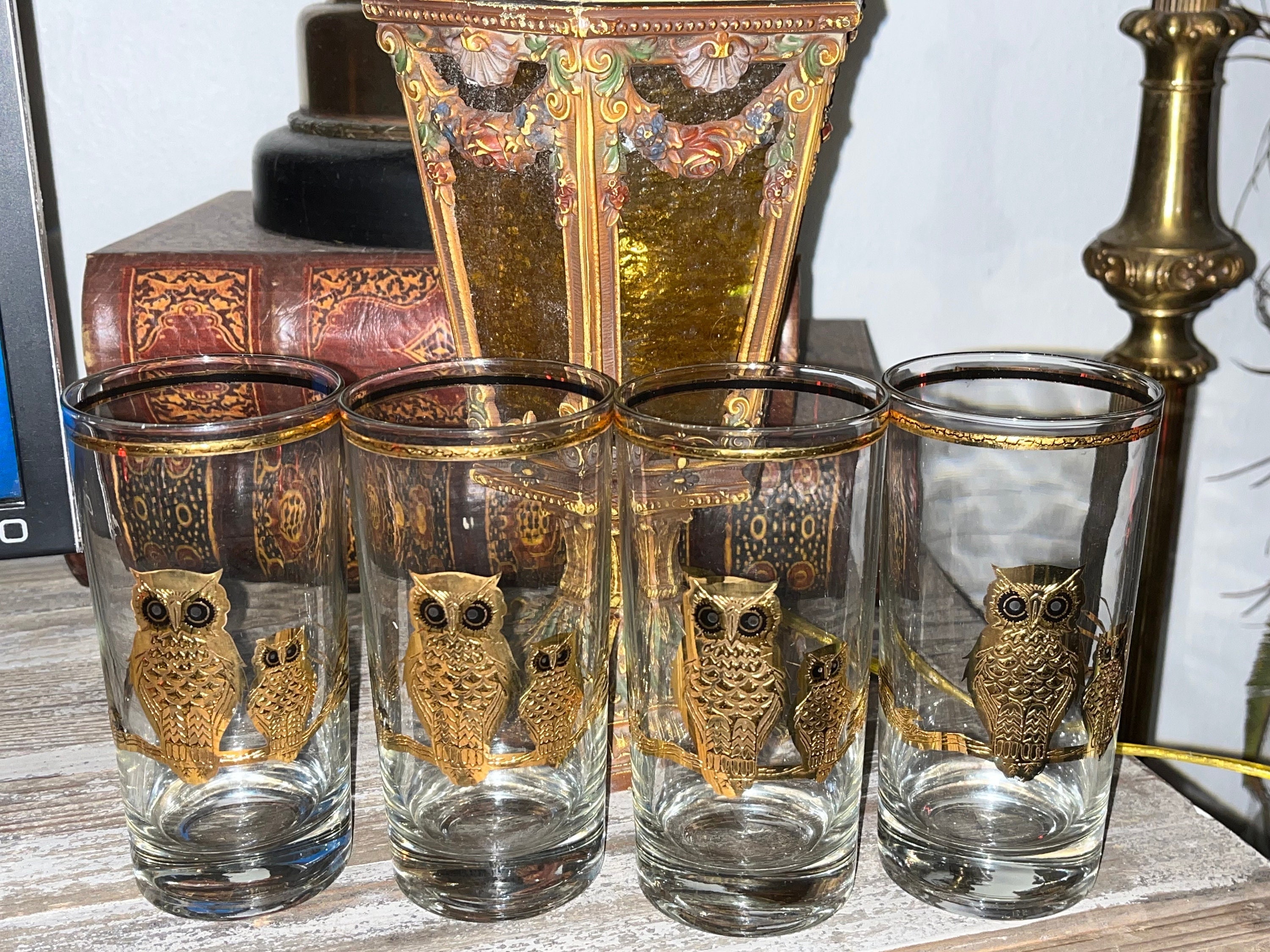 Hoot - Owl Assortment - High Ball Glasses - Set of 4