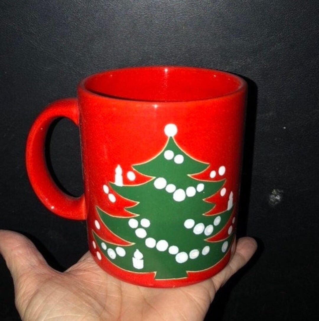 Vintage Red Mug Christmas Tree by WAECHTERSBACH Traditional Christmas
