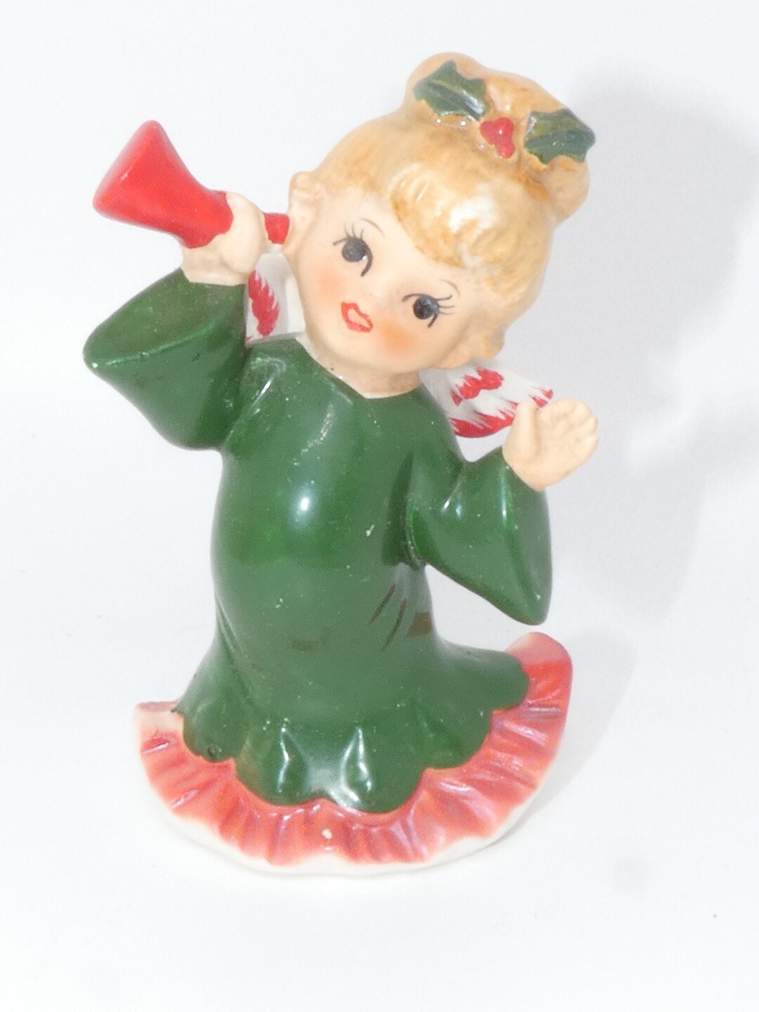 Vintage Lefton Christmas Angel Decoration, Table Top Christmas Angel