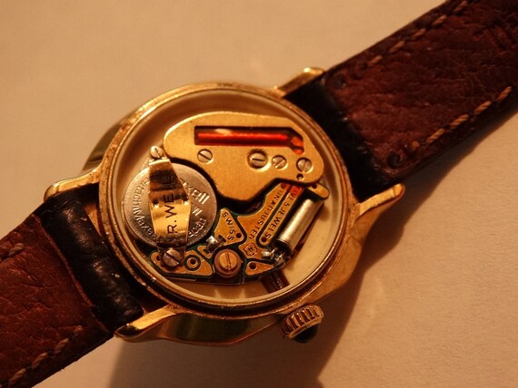 Vintage Raymond Weil Geneve 18K Gold Electroplate… - image 5