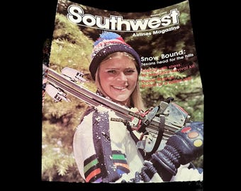 Vintage Southwest Airlines Magazine October 1977, Love Team, Getting ready for the Slopes