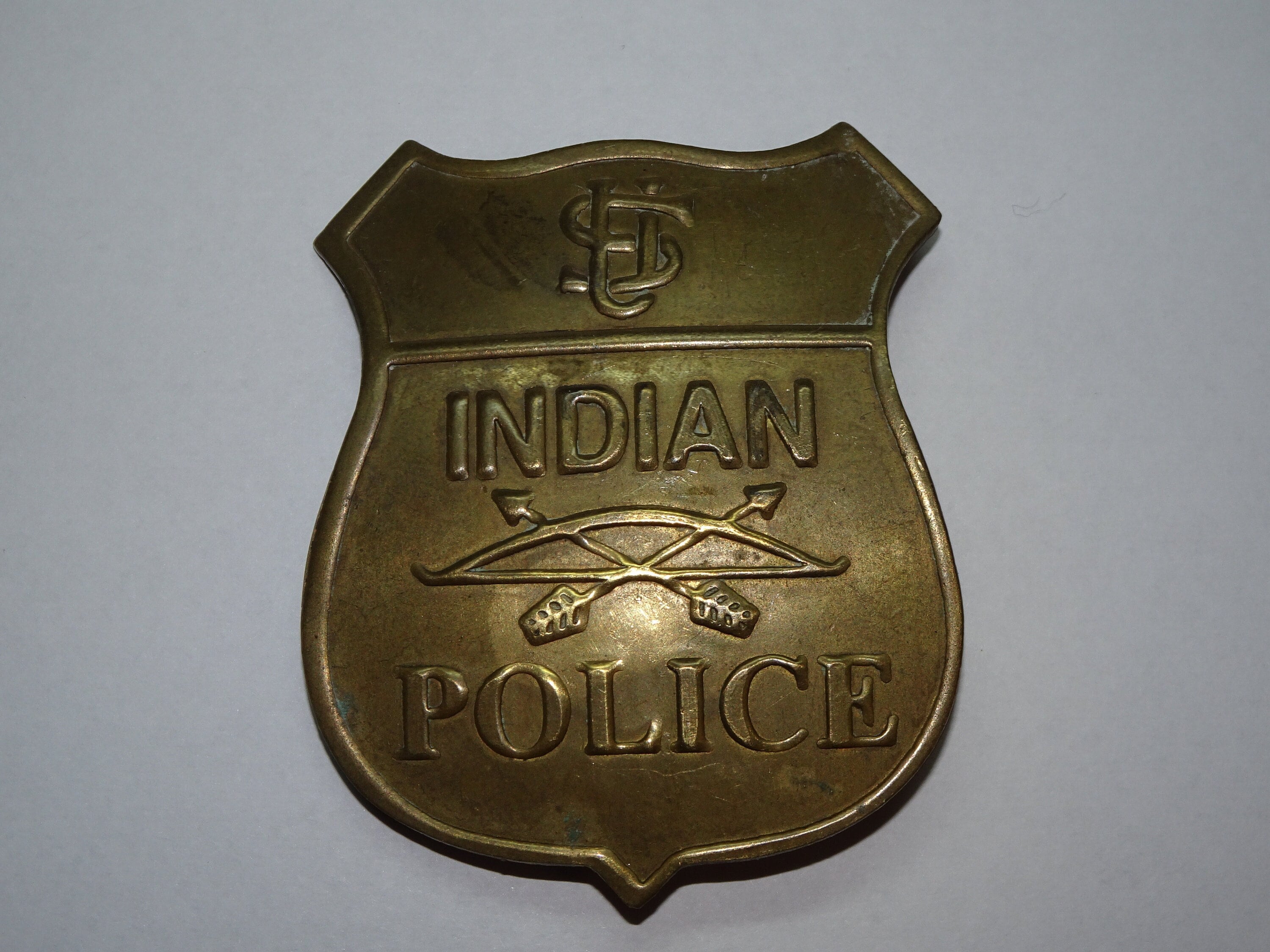 Vintage Copper Tone US Indian Police Badge Heroes of the West Replica 1862  - Etsy