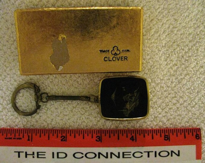 Music Box Jewelry Vintage Souvenier 1960's Music Box Key Ring Classic