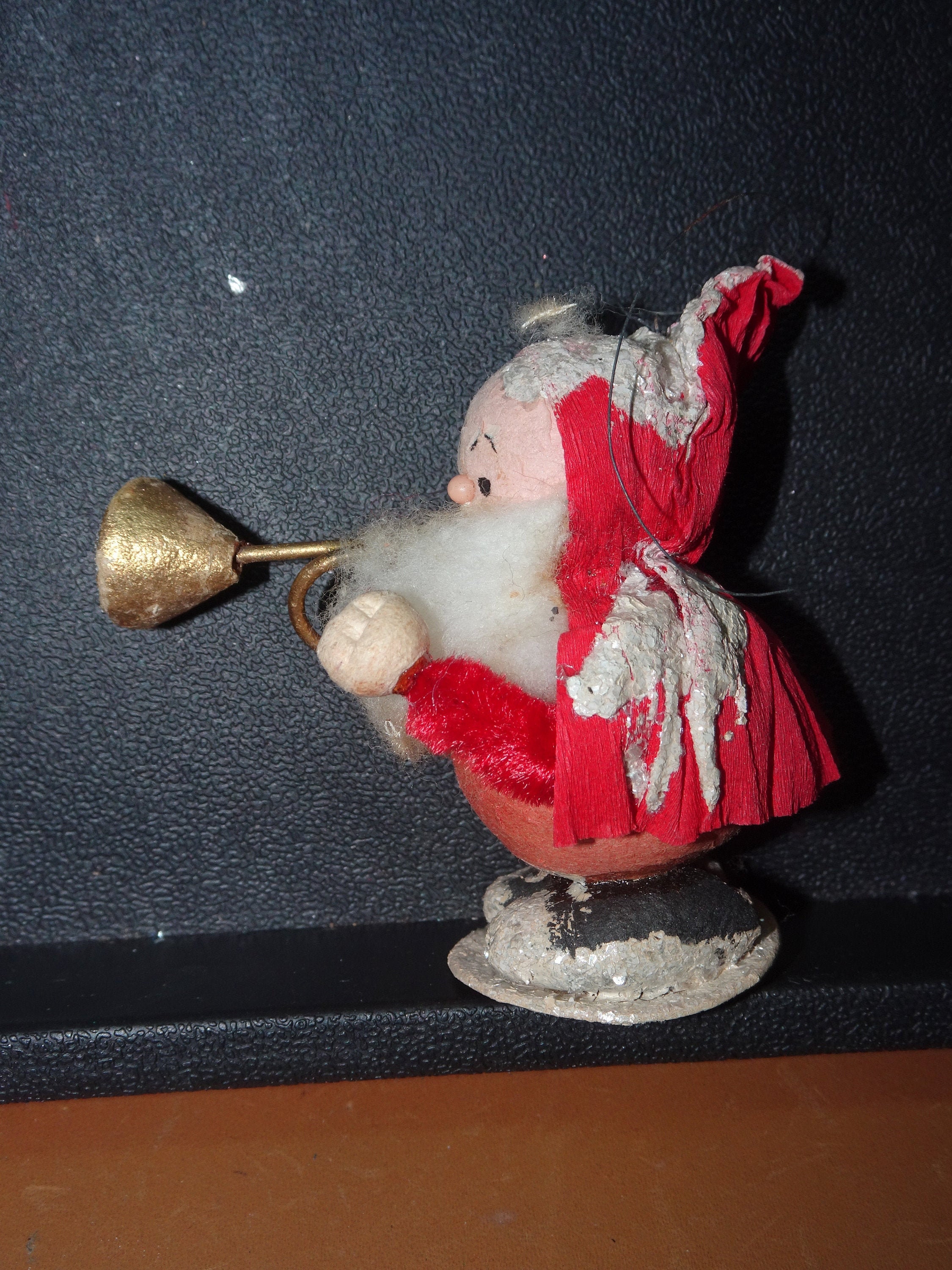 NORDIC GIFTS Estonia Wooden RED Girl Christmas Carol GNOME 6.5 TOMTE DOLL  New