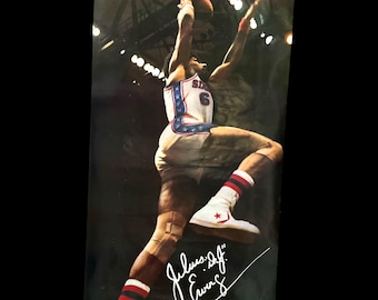 1970's Julius Erving "Dr. J. Converse The Shoes of the Stars" Poster, Basketball Ledgend