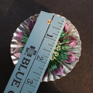 Vintage Mid Century Aluminum & Tinsel Christmas Tree Reflector, Mod ...