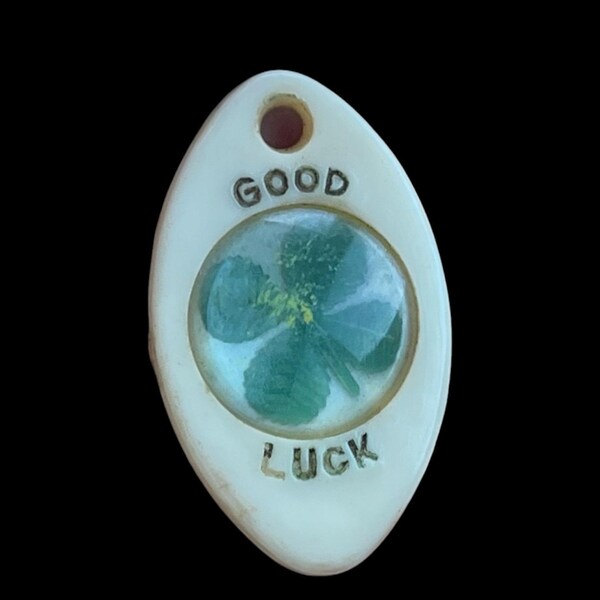 4 Leaf Clover Charm Good Luck Four Clover  Pendant  Token