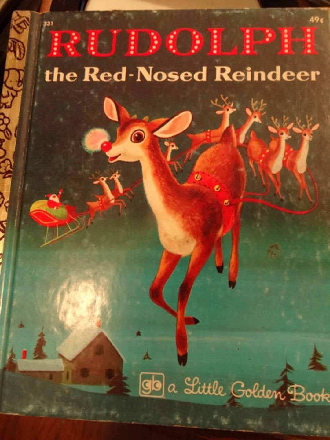 1974 Rudolph the Red-nosed Reindeer by Barbara Shook Hazen - Etsy