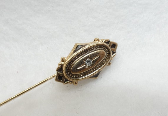 Vintage AVON Victorian Pendant Style Stick Pin, C… - image 1