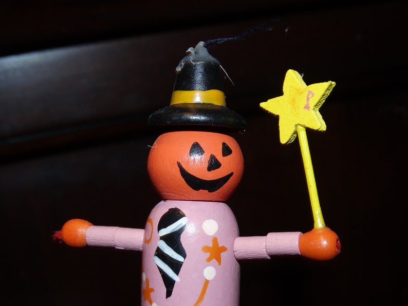 Vintage Wood Finger Puppets Push up Dancing Puppets Etsy