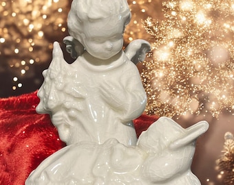 Vintage Goebel Hummel Angel Figurine: Nativity Scene, West Germany - Lot #B39