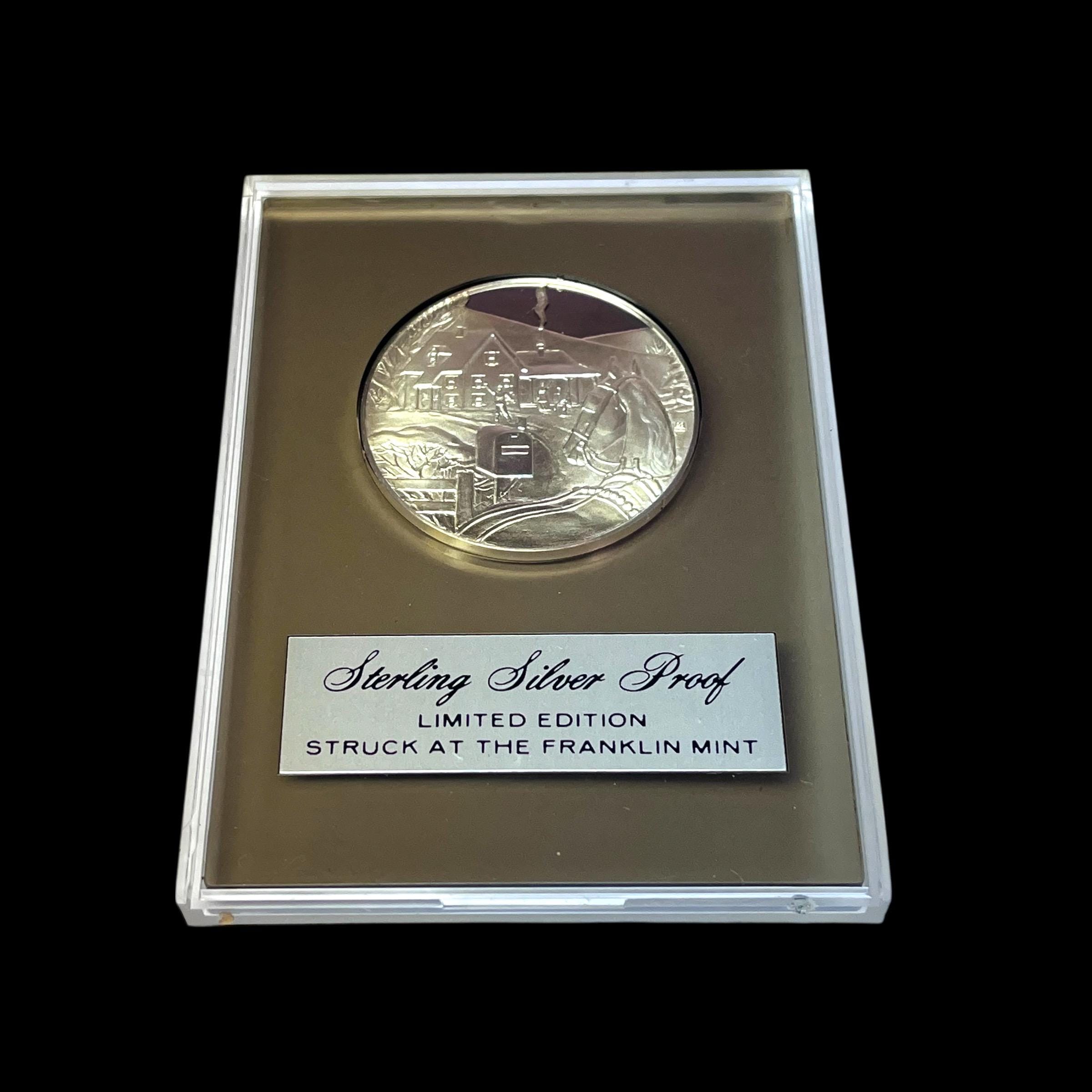 Franklin Mint Silver Proof Set - Etsy