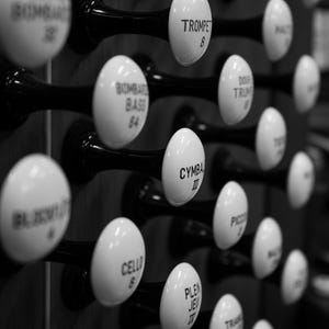 Black and White Organ Knobs Downloadable Print (4608 × 3456 px)