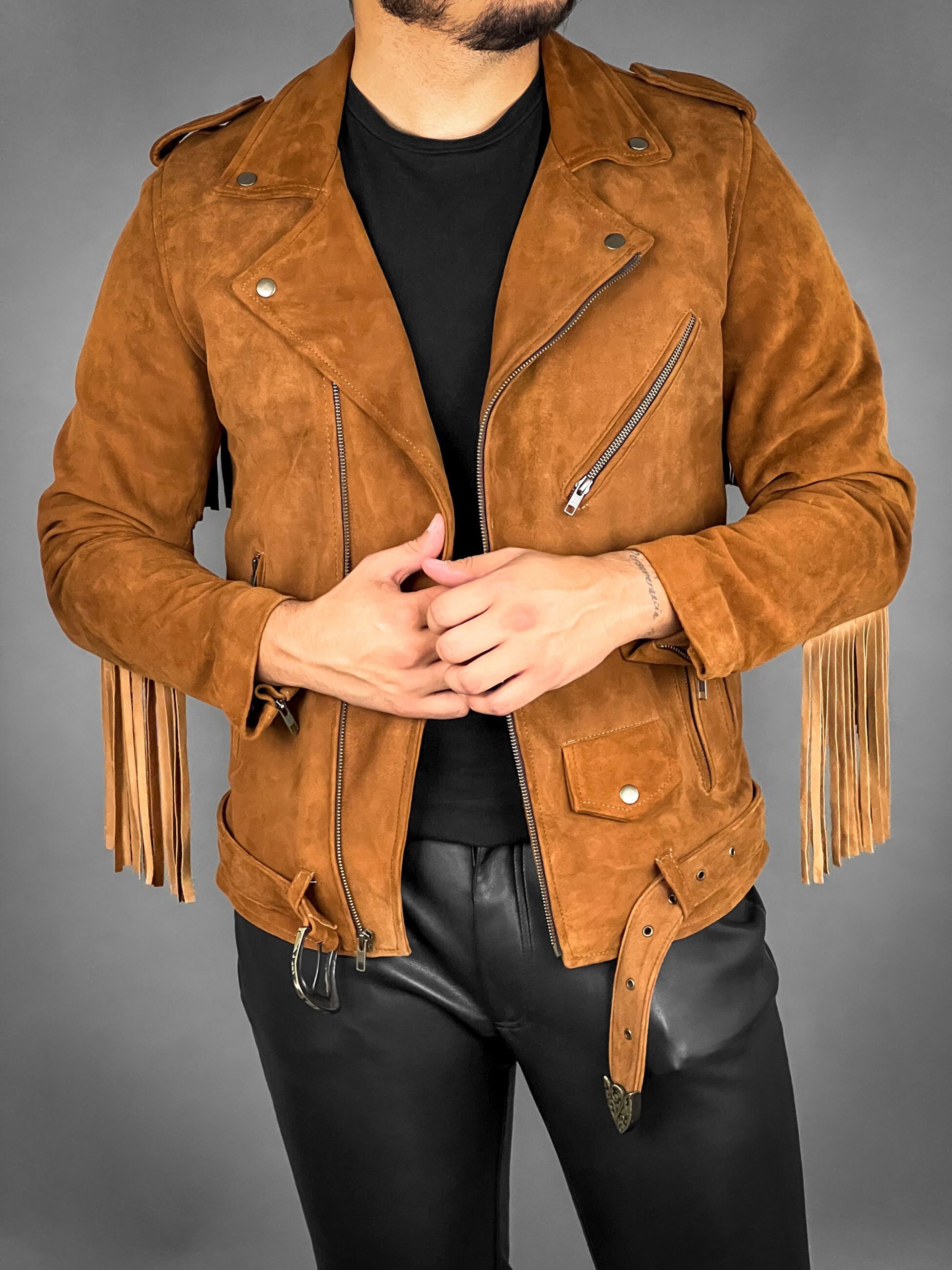 VINTAGE SUEDE NATIVE AMERICAN INDIAN FRINGE VEST | eBay
