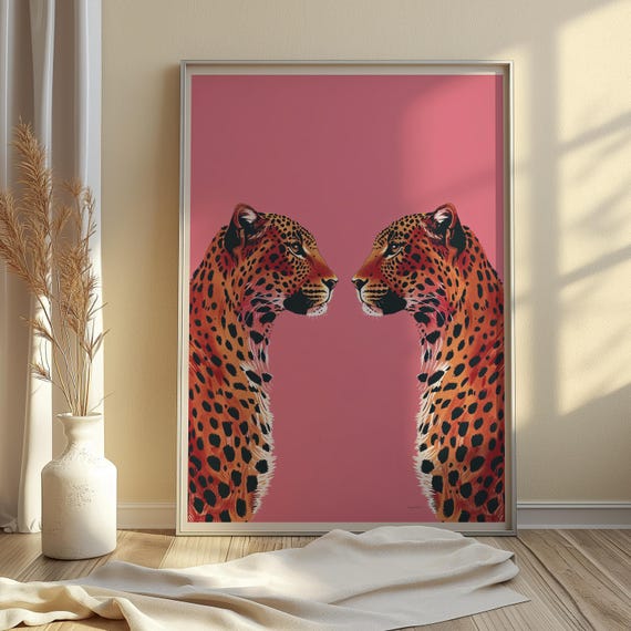 『 Pink cheetahs 』by Ally 20*20cm Pink cheetahs 』by Ally 20*20cm 71+3zY+rUfL._UF350,350_QL50_.jpg