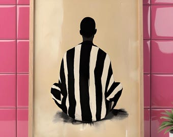 Schwarze Kunst, afrikanische ethnische Ölmalerei, schwarze Porträtkunst, moderne afroamerikanische Wandkunst, traditionelle afrikanische Kunst, schwarze Kunstdrucke