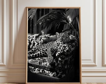Photos d’art animalières en noir et blanc : « Portraits africains