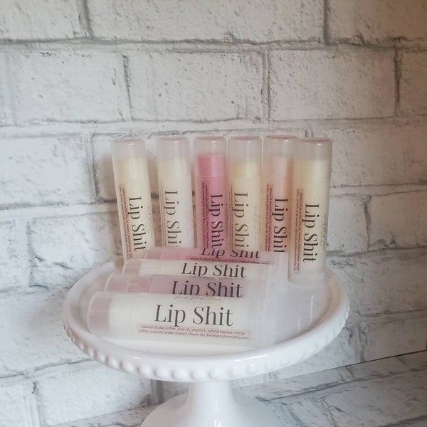 Lip Balm L I P  S H I T Chapstick LARGE Lip Repair, Dry Lip Repair Balm, Lip Hard Lotion, Natural Lip Balm, Lip Stick, Gloss, Many Flavors