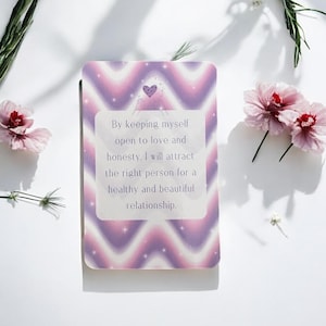 Manifiesto Diario -Tarjetas de Afirmación, Tarjetas de Positividad, Regalo de Atención Plena, Tarjetas de Meditación, Espiritual, Oracle Deck