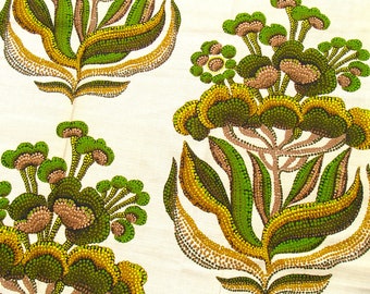 piece of vintage fabric / 60s / 70s / home decor