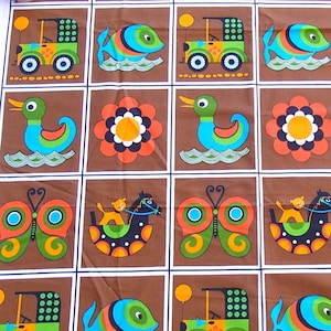 dekoplus kids vintage fabric from the 1970s