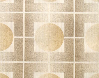 vintage geometrisch vinylbehang op volledige rol