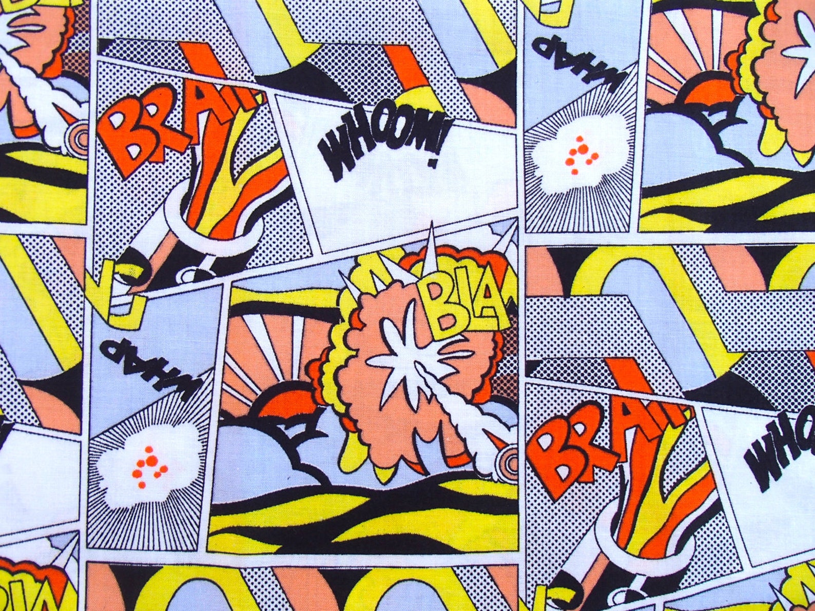 Per Meter: Cartoon Fabric / Vintage Comics Fabric / Popart - Etsy