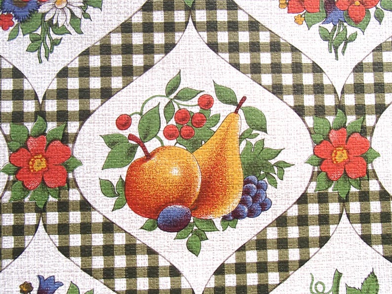 Full Roll Vintage Kitchen Wallpaper germany / Rasch Etsy Ireland