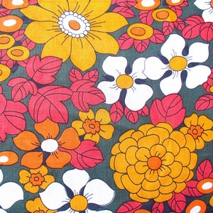 per meter: flower fabric