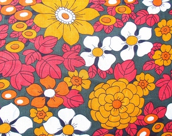 per meter: flower fabric